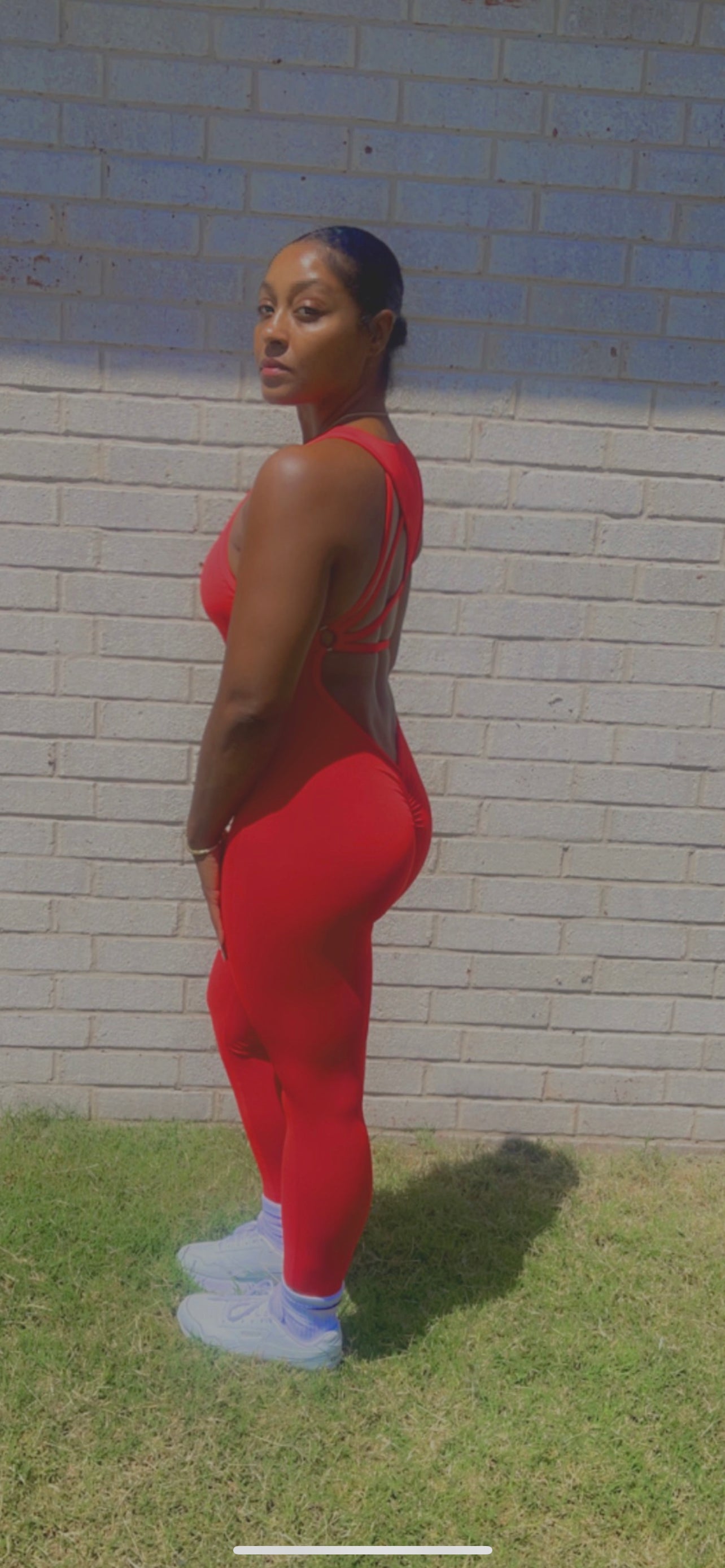 “Red Hot” Jumpsuit