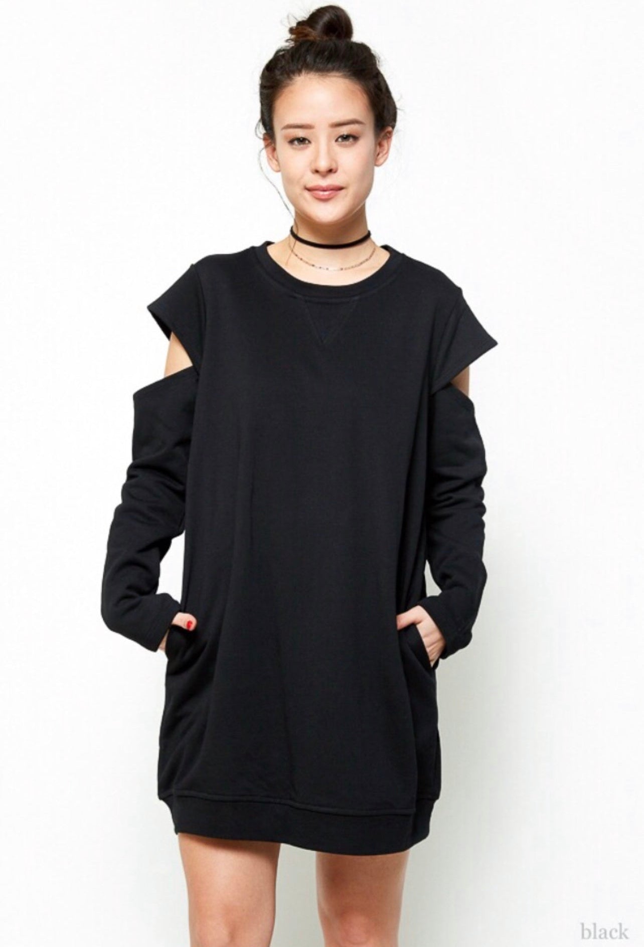 “Nice For What” sweatshirt dress