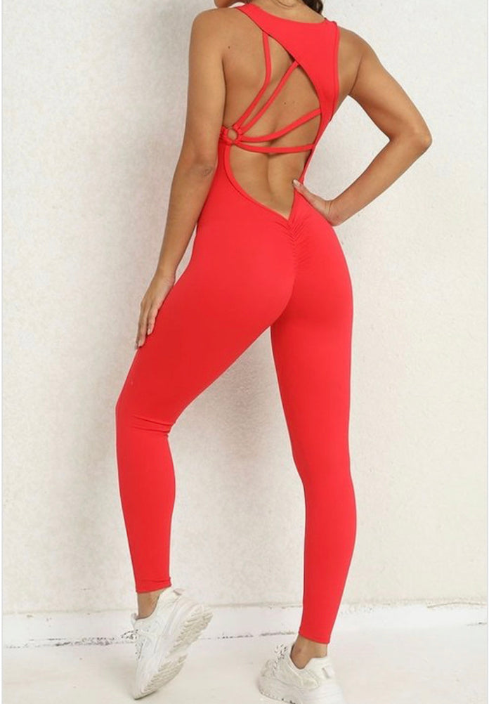 “Red Hot” Jumpsuit