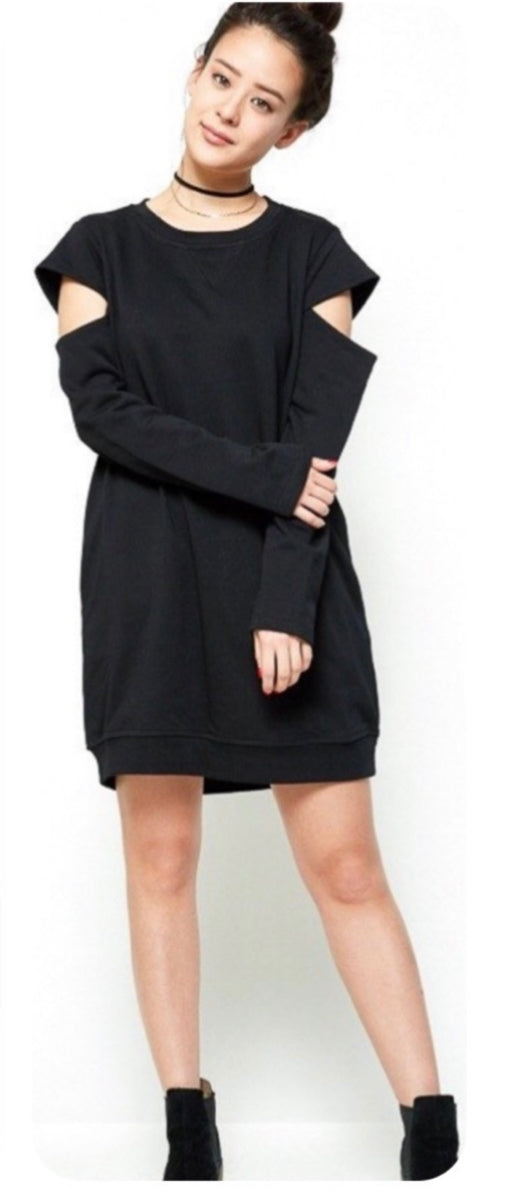 “Nice For What” sweatshirt dress