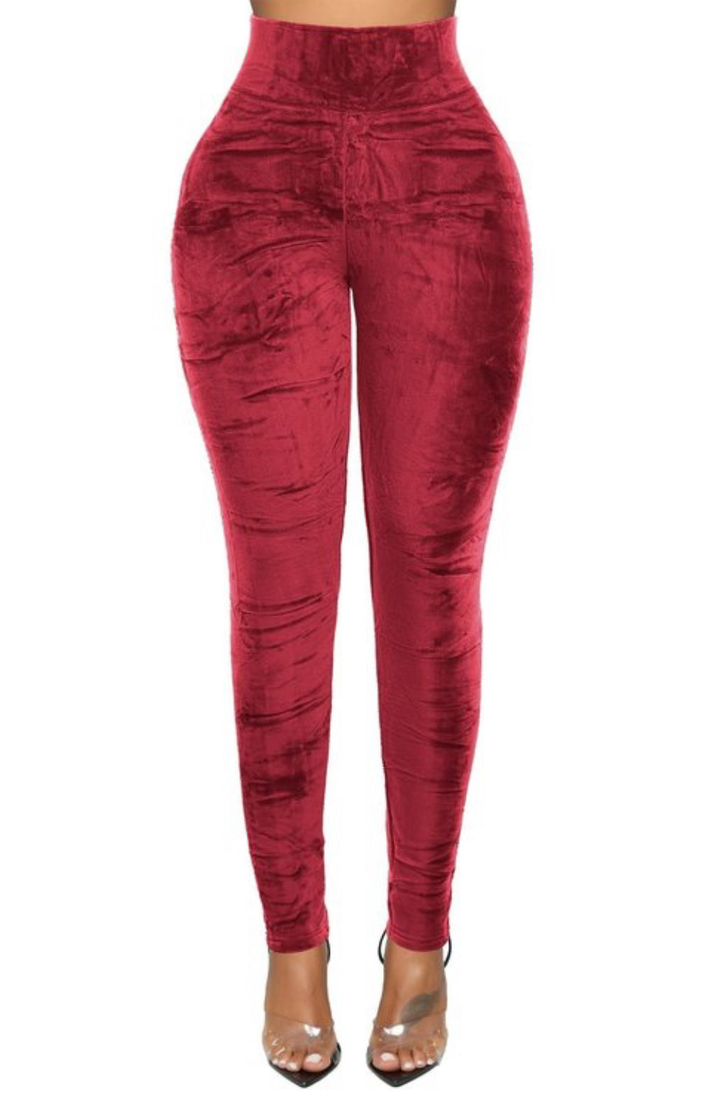 “Soft Girl Era” velvet leggings