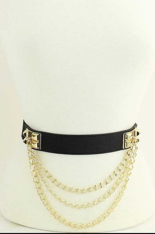 “3-Chains” linked belt