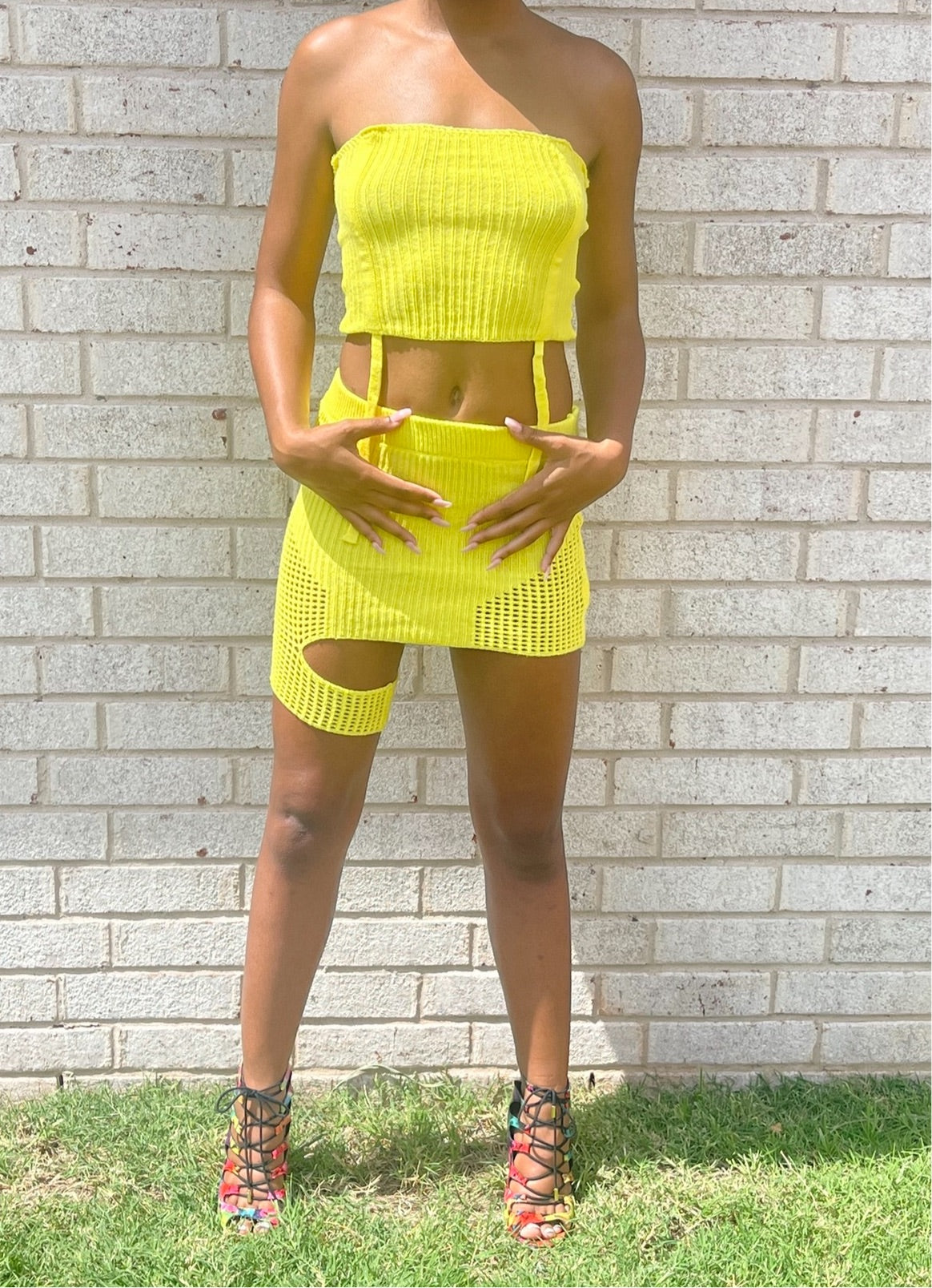 “Fine & Popping” two-piece set