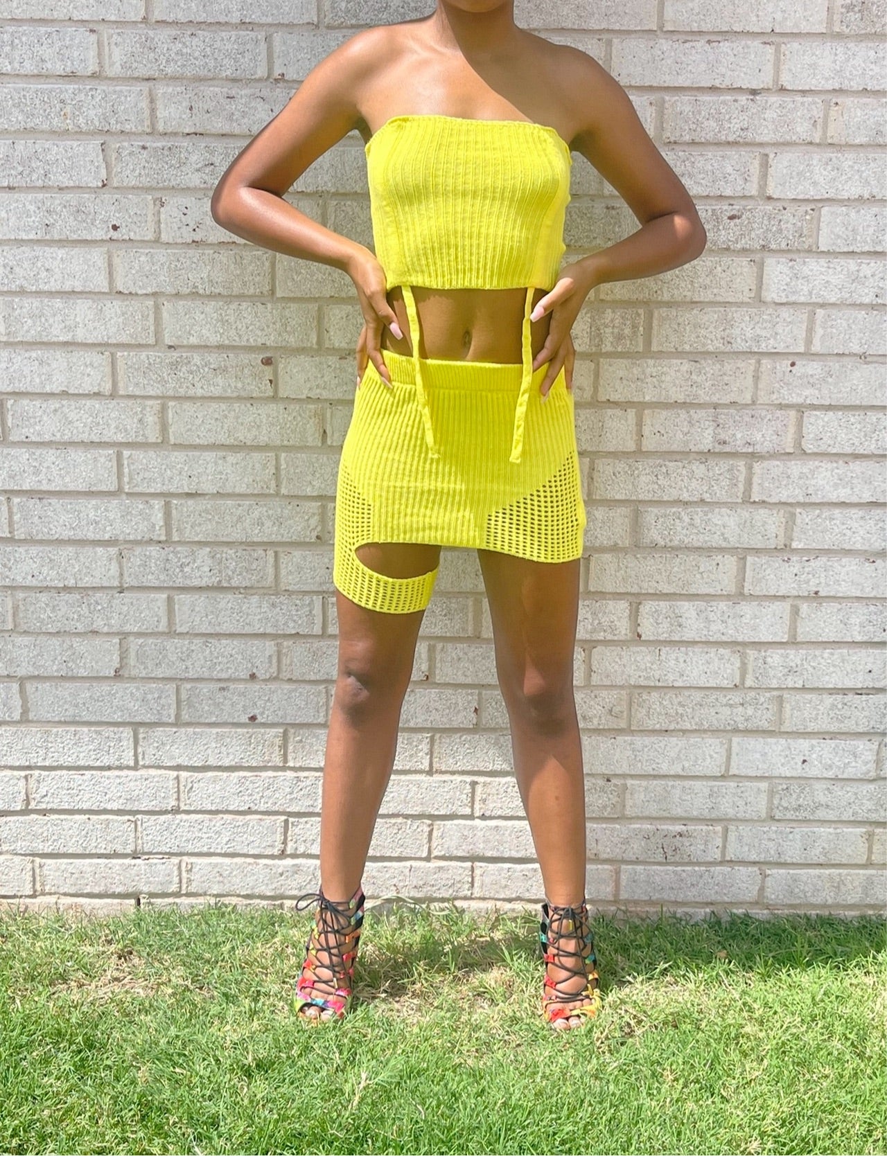 “Fine & Popping” two-piece set