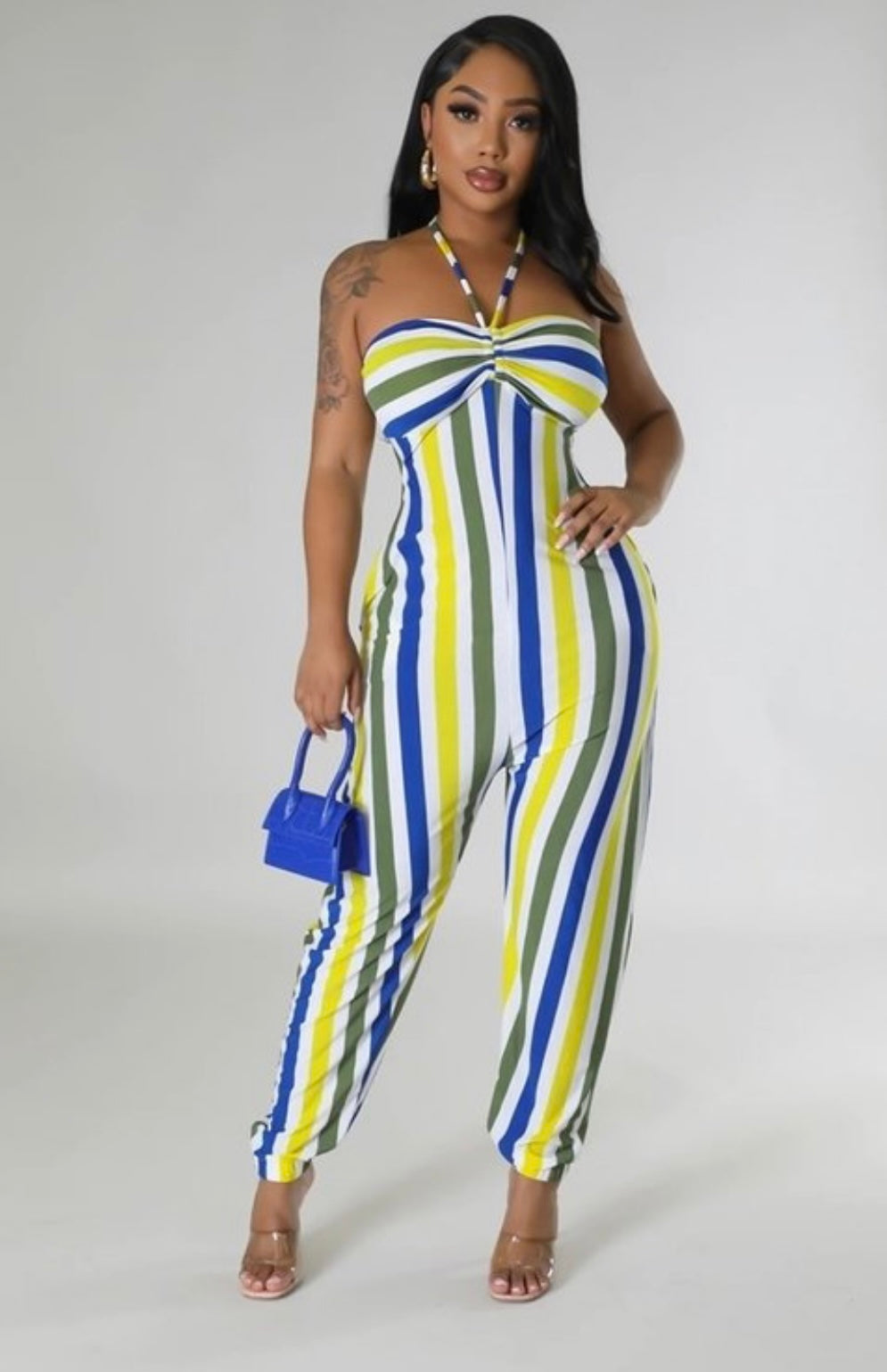 “Rock With Me” halter jumpsuit