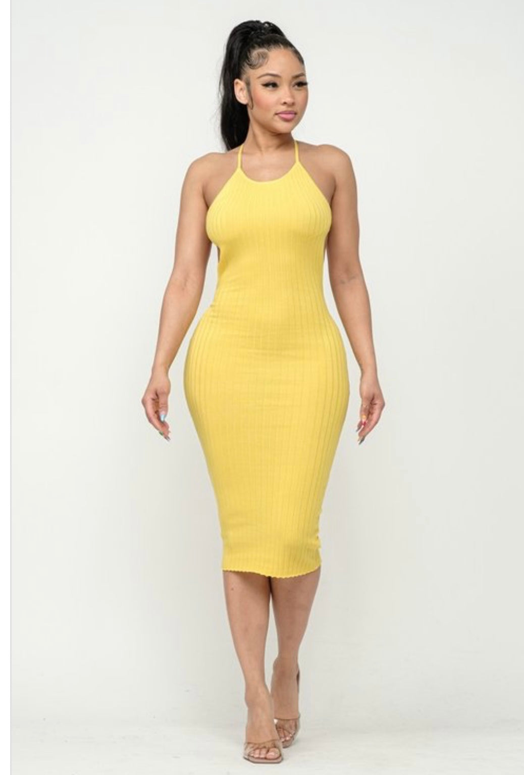 “Summer Madness” crossback midi dress