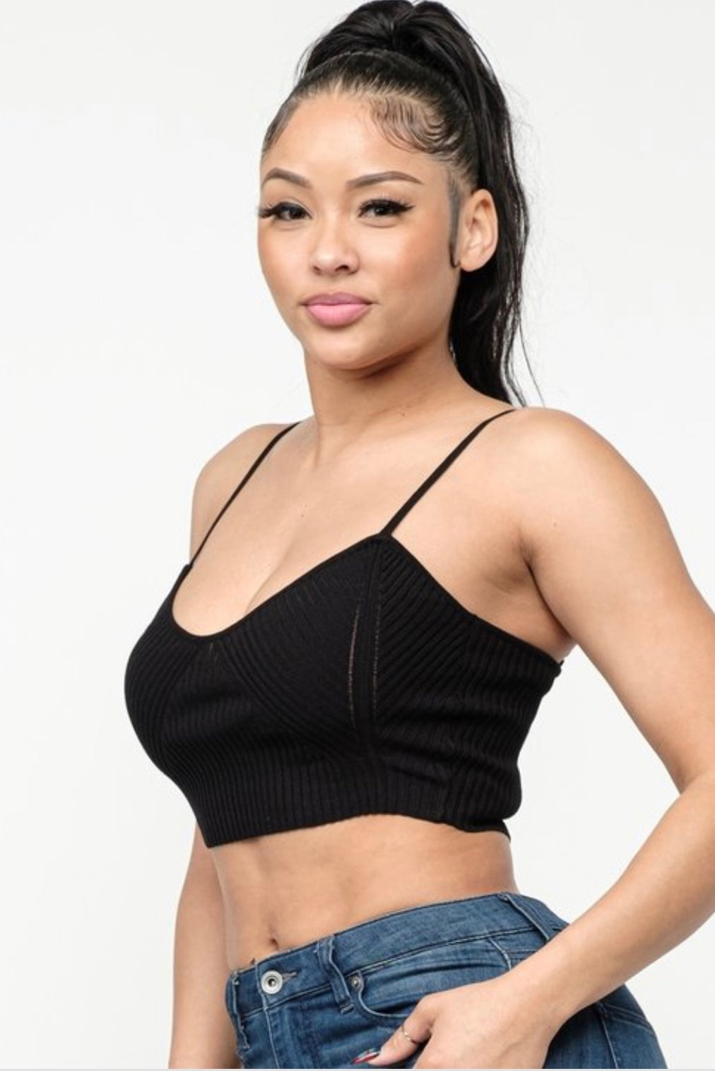 “Baddie” crop top