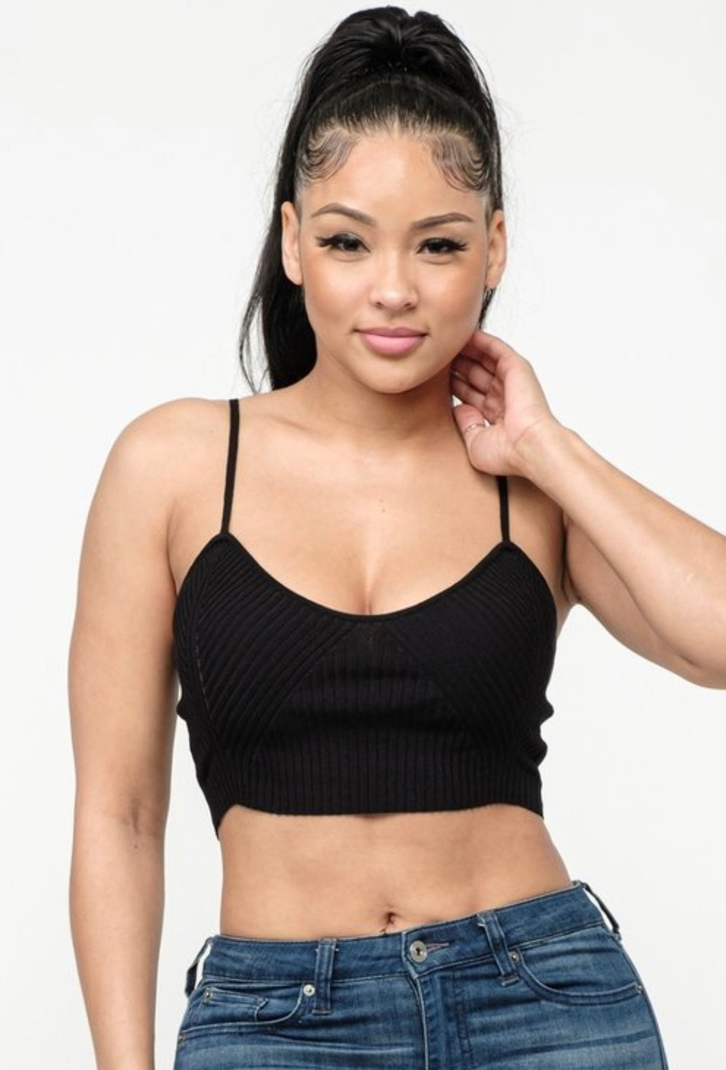 “Baddie” crop top