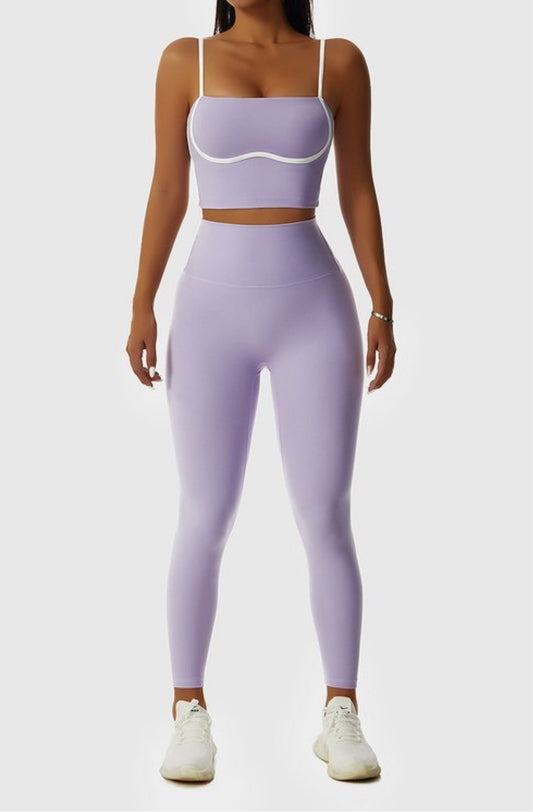 “Purple Rain” two-piece athletic set