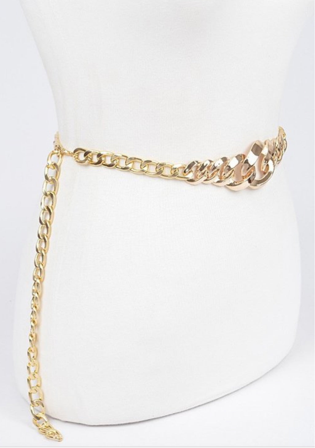 “Gold”chain belt