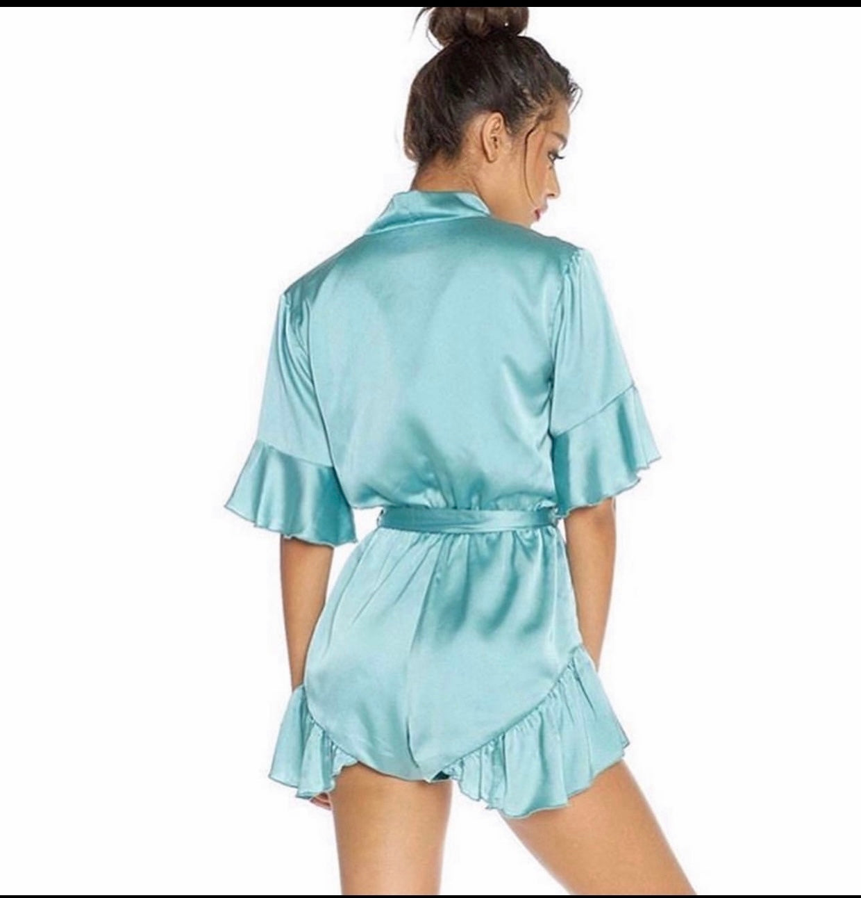 “Sassy & Classy” satin romper