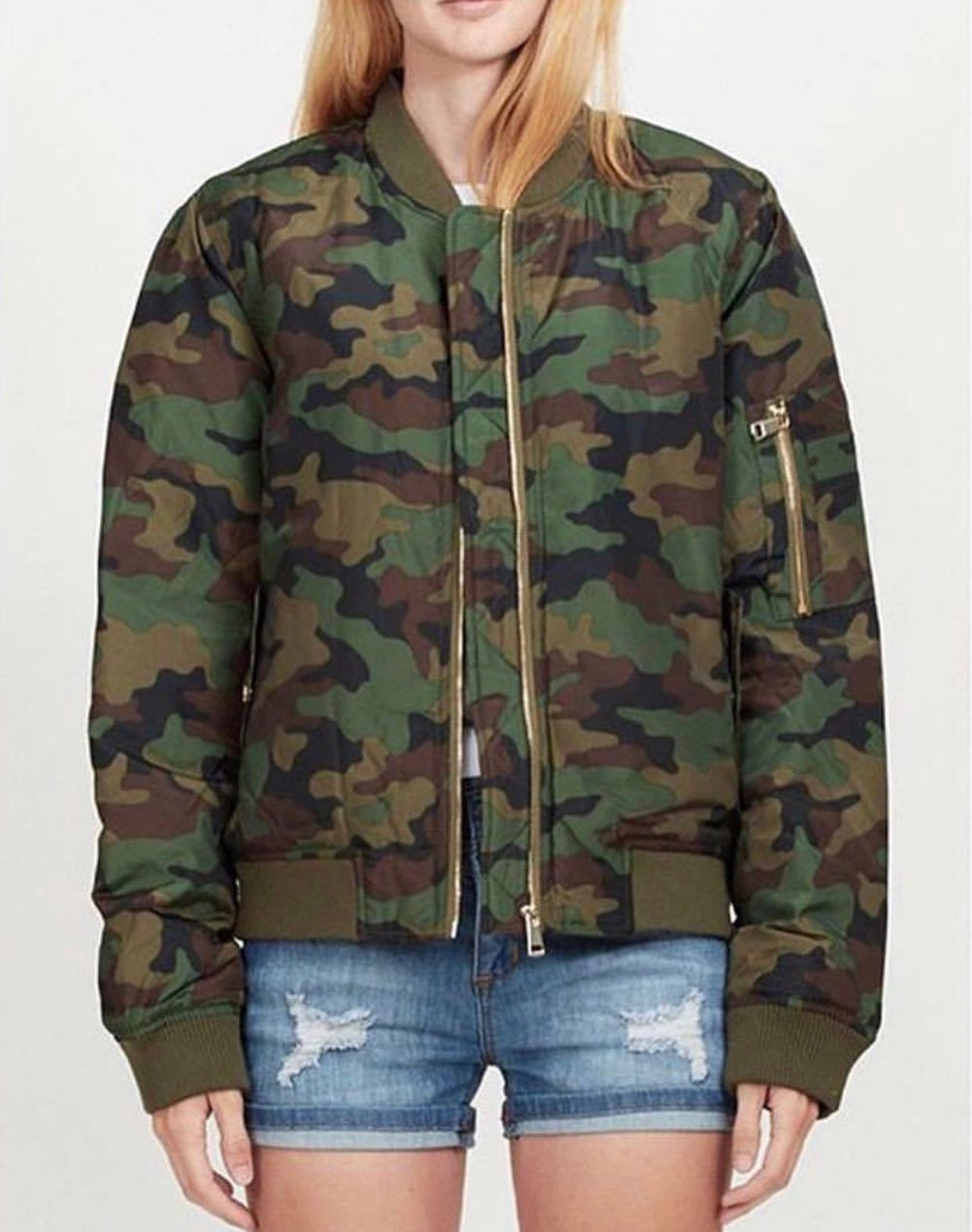 “GI Jane” camouflaged jacket