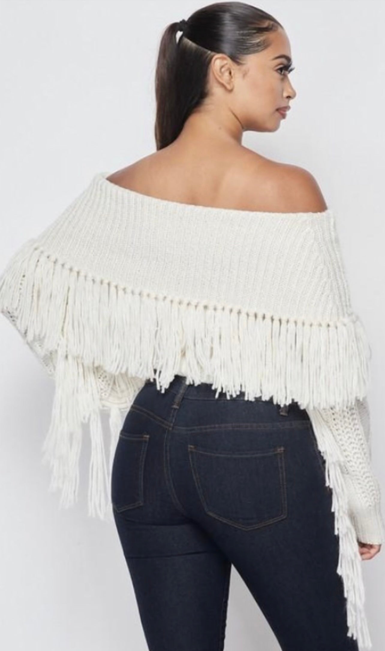 “Too Hot To Handle” off the shoulder sweater