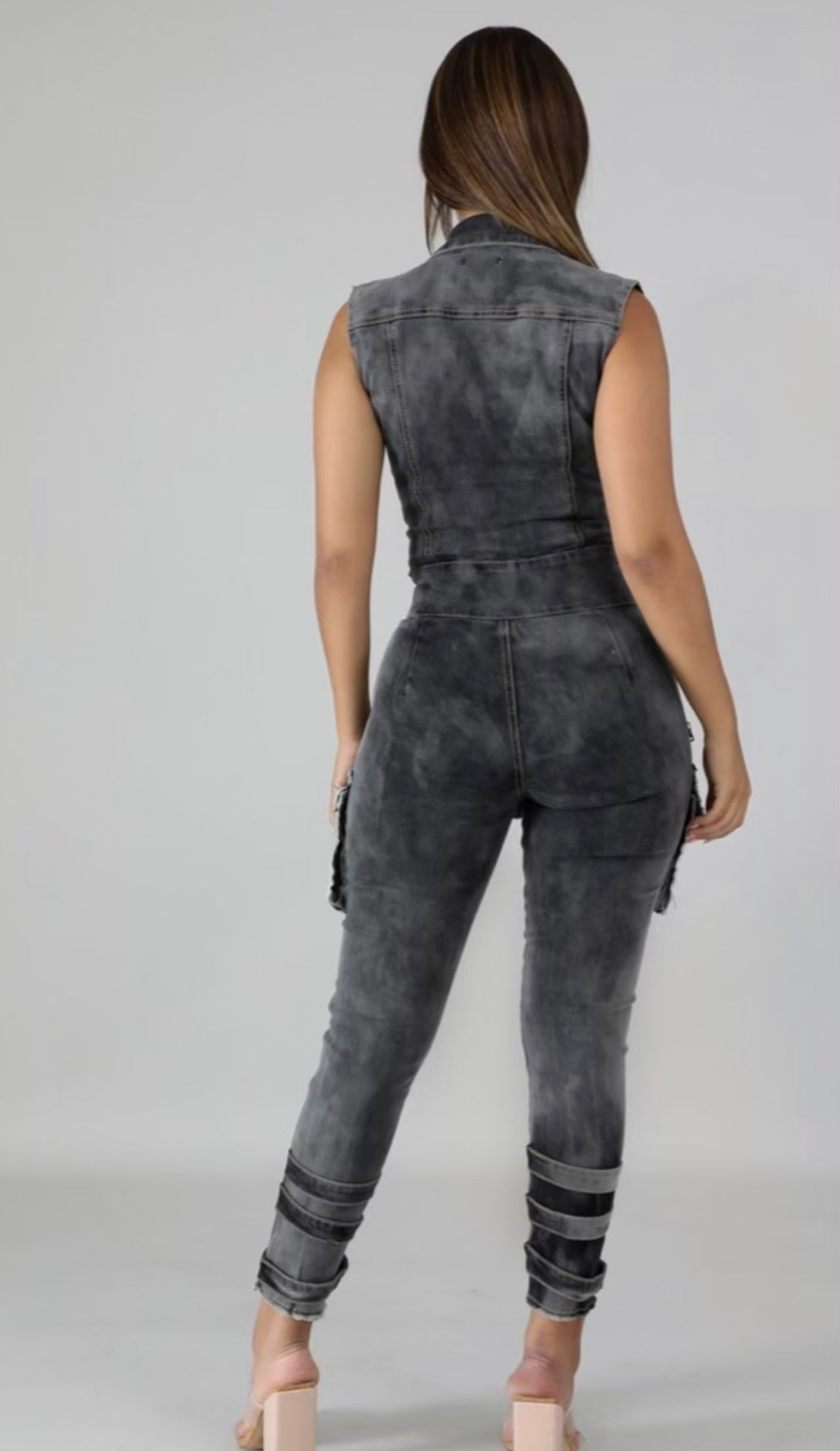 “Not Your Type” denim jumpsuit